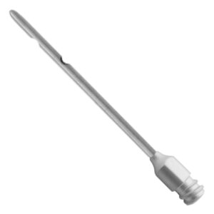 Udder Infusion Luer- Lock Cannula with Two Eyes Tip 3 mm