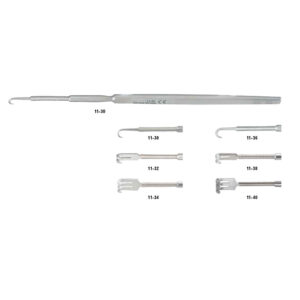 Flexible Neck Rake & Lacrimal Sac Retractor