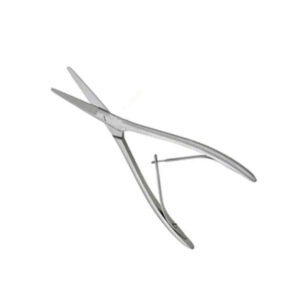 COTTLE SEPTUM SCISSORS, ANGLED HANDLES, SERRATED BLADES
