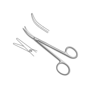 CINELLI LOWER LATERAL STRONG CURVED NASAL SCISSORS