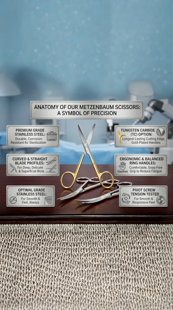 The Anatomy of Our Metzenbaum Scissors